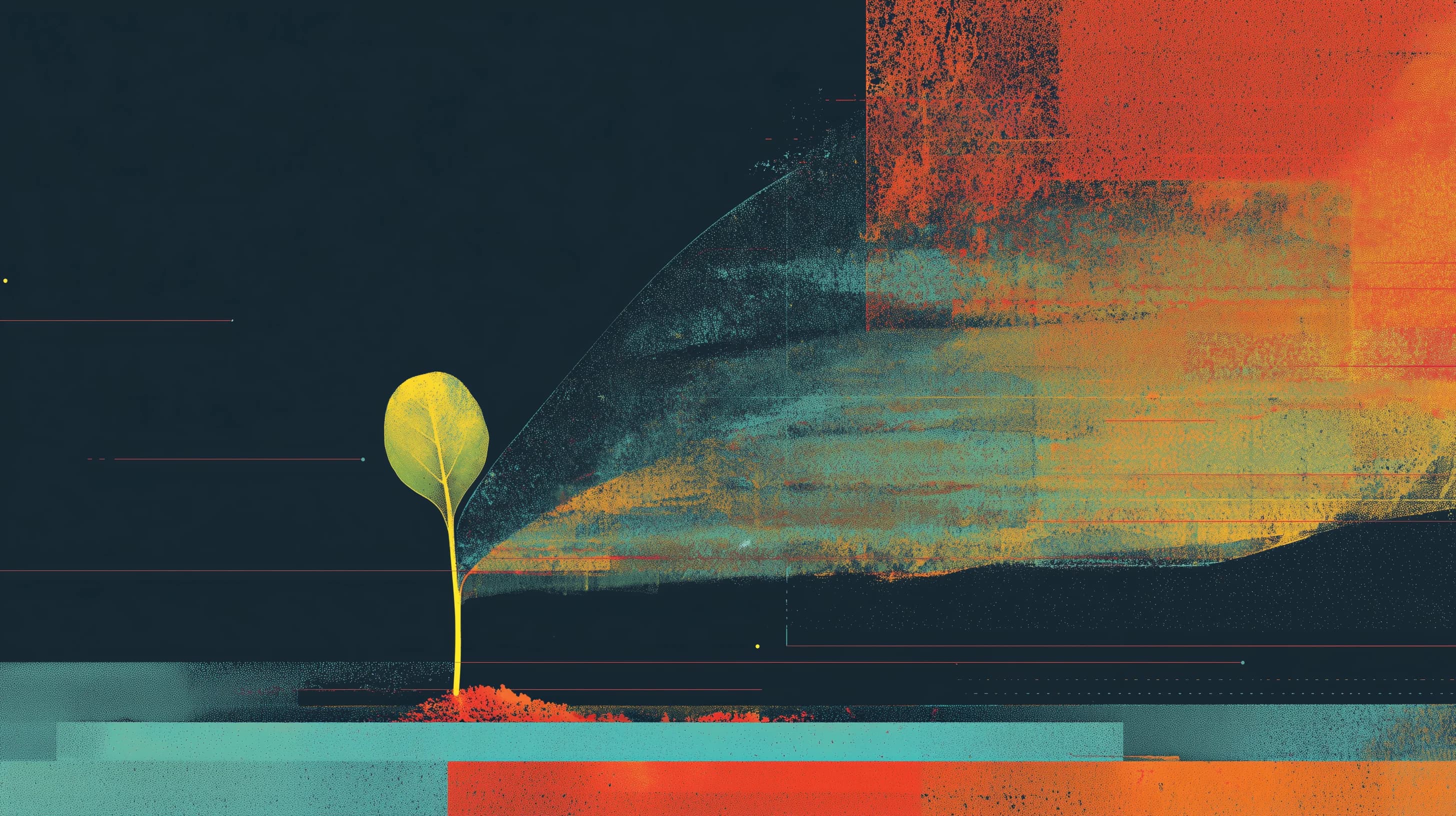 Seedling emerging - growth visualization